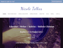 Tablet Screenshot of nicoletelkes.com